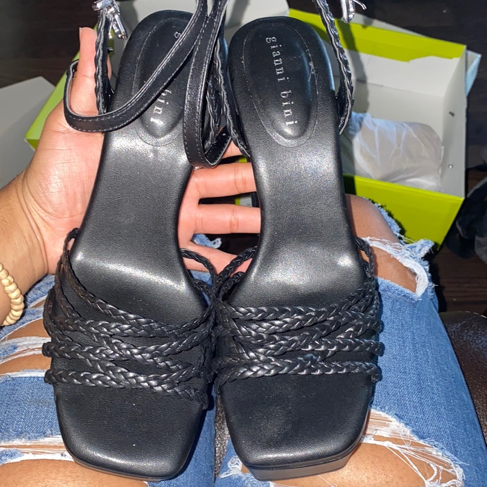 black heels
